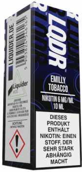 Liquider Emilly Tobacco E-Liquid 10ml