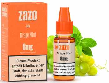 Zazo E-Liquid Classic Grape Mint 10ml