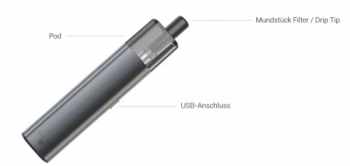 Aspire Vilter S E-Zigaretten-Set Technischer Aufbau
