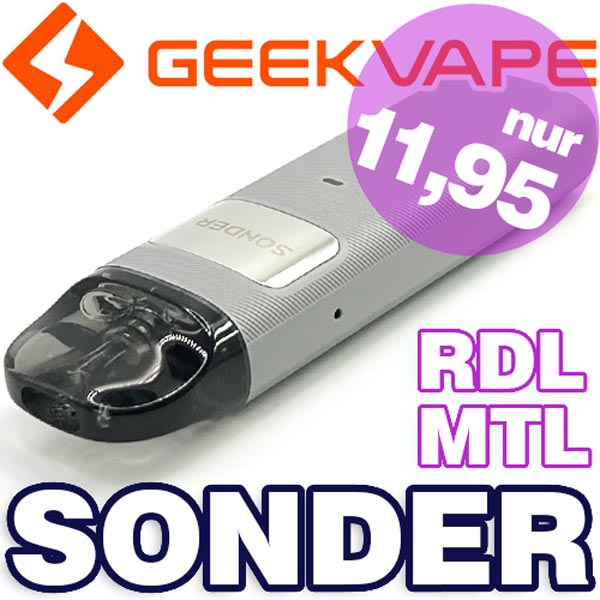 E-Zigarette  Geekvape Sonder U E-Zigaretten-Set