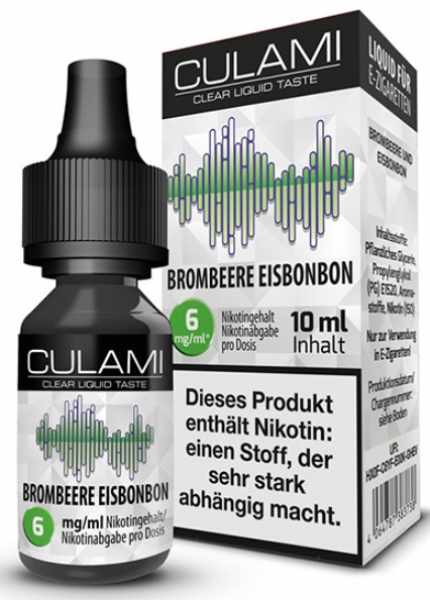 Culami E-Liquid Brombeere Eisbonbon 6mg
