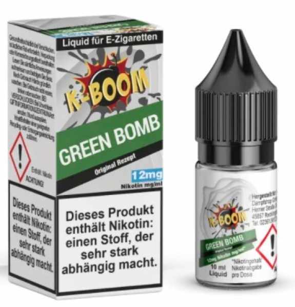 K-Boom-Green Bomb E-Liquid 12mg